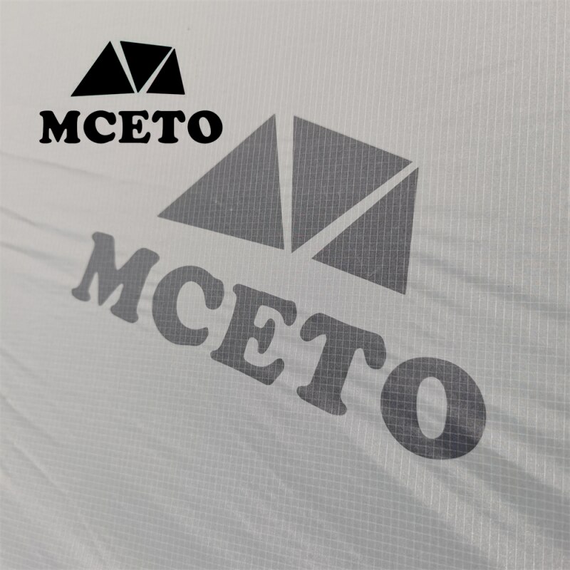 Cheap Goat Tents MCETO Outdoor Camping Lightweight 400CM Teepee 20D Hot Tent with Stove Jack Winter Hunting Octagonal 2Doors Wind And Rainproof   
